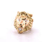 Bague Bague lion en or jaune massif 18 carats et diamants 58 Facettes