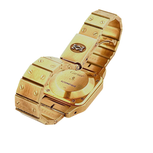 Montre CARTIER - Montre Santos femme or jaune 58 Facettes