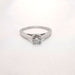 Ring 54 Solitaire gold and diamond 0.40 ct 58 Facettes