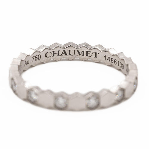 Chaumet Bague Alliance Bee my Love Or blanc Diamant
