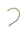 Bracelet Bracelet or jaune émeraude et diamants 58 Facettes