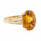 Bague 59 Bague Or jaune Citrine 58 Facettes 2130442CN