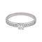 Bague 53 Bague  Solitaire Or blanc Diamant 58 Facettes 4723746CN