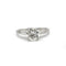 Bague 53 Solitaire - Platine et diamants 58 Facettes 1039