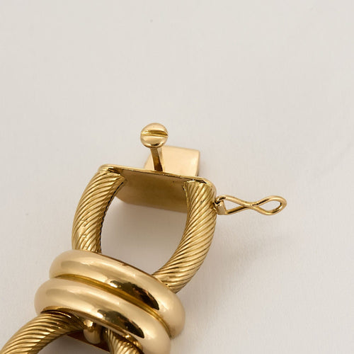 Bracelet Bracelet en or jaune et rose 58 Facettes HAV0925