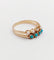 Bague 56.5 Bague antique or rose 18k perles et turquoises (circa 1900) 58 Facettes A05999