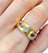 Bague 54 Bague en or jaune rubis et diamant 58 Facettes