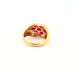 Bague Bague vintage en or jaune , rubis et diamants 58 Facettes