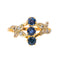 Bague 52 Bague  Or jaune Saphir, Diamant 58 Facettes 3860534RV