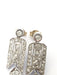 Boucles d'oreilles Boucles d'oreilles en or blanc avec diamants 58 Facettes