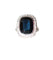 Bague 53 Bague Art Déco Saphir Diamants Platine 58 Facettes 565