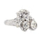 Bague 49 Bague Cocktail Or blanc Diamant 58 Facettes 3904852CN