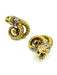 Boucles d'oreilles ZOLOTAS. Boucles d'Oreilles Vintage Or Jaune, Rubis et Diamants 58 Facettes