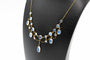 Collier Collier ancien Art Nouveau en or avec pierres de lune, première moitié du XXe siècle 58 Facettes 11483