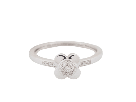 Bague 56 Bague Mauboussin Trop Chance en or blanc et diamants 58 Facettes 30567