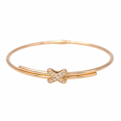 Bracelet Chaumet Bracelet Jonc Liens Or rose Diamant 58 Facettes 4173771RV