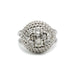 Bague platine diamants 58 Facettes 240361R