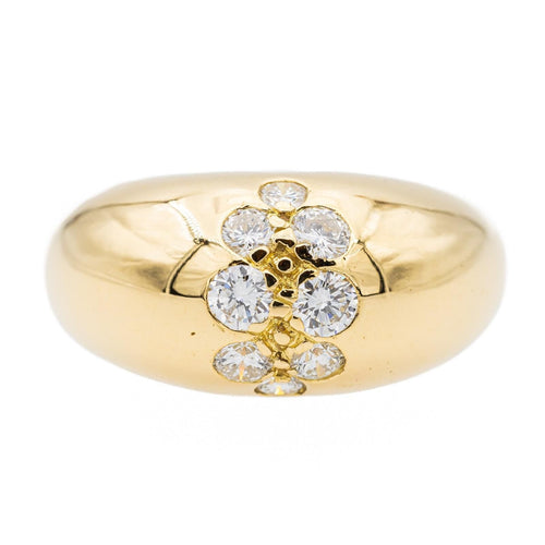 Bague 57 Bague Jonc Or jaune Diamant 58 Facettes 2601184CN