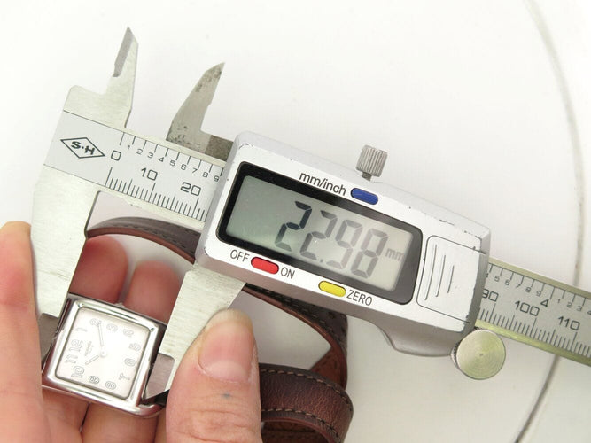 Montre montre HERMES cape cod pm cc1.210 23 mm double tour quartz acier + ecrin 58 Facettes 272560