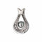 Pendentif Pendentif Or blanc Perle, Diamant 58 Facettes 4673557RV