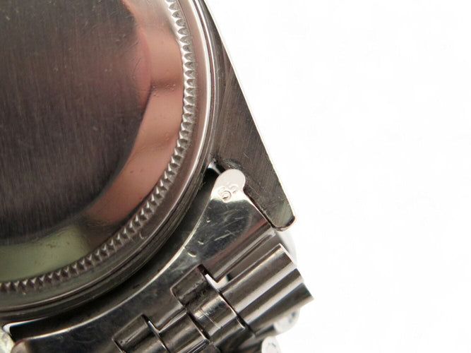Montre vintage montre ROLEX oyster datejust 1601 36 mm acier jubile automatique 58 Facettes 270144