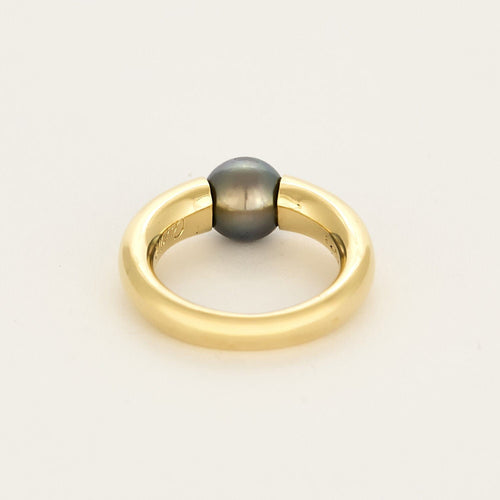 Bague 53 Cartier Bague en Or jaune et perle de Tahiti 58 Facettes DADB-06