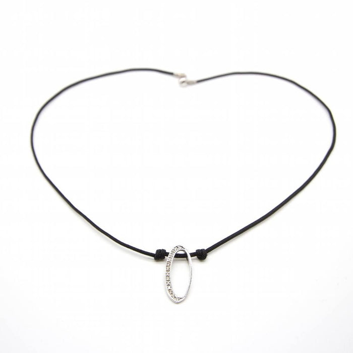 Collier Collier ELIPSE en or et diamants 58 Facettes D363862SO