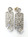 Boucles d'oreilles Boucles d'oreilles en or blanc avec diamants 58 Facettes