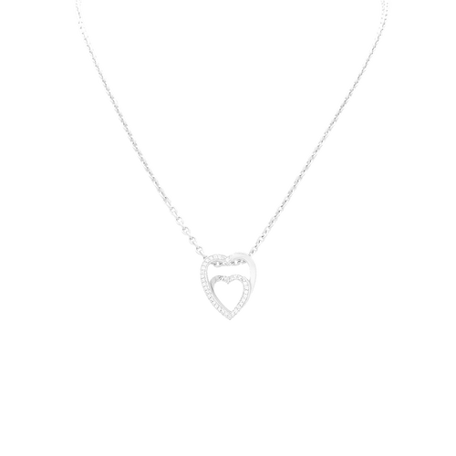 Collier Collier Cartier, "Coeurs", or blanc, diamants. 58 Facettes 34760