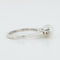 Bague 52 BAGUE EN OR BLANC 18 CARATS 58 Facettes REF 1051/17