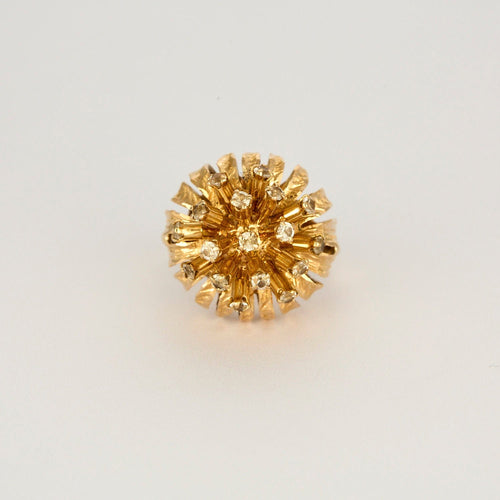 bague Bague Dôme Or Rose 58 Facettes