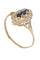 Bague 57 BAGUE MARQUISE SAPHIRS ET DIAMANTS 58 Facettes 087321