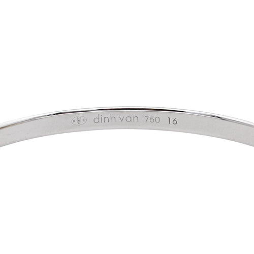 Bracelet Dinh Van Bracelet Serrure Or blanc Diamant 58 Facettes 4625527RV