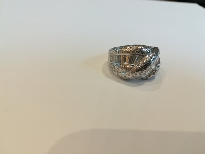 Bague 52 Bague Jonc Diamants 58 Facettes