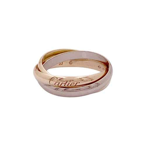 Bague 53 Bague CARTIER Trinity, trois ors. 58 Facettes 34758