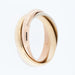 Bague 60 CARTIER - Trinity Les Must de Cartier ors blanc, jaune et rose 58 Facettes