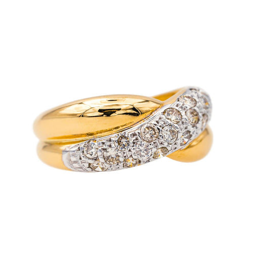 Bague 59 Bague  Or jaune Diamant 58 Facettes 4250496CN