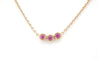 Collier Collier mimirose Dior Or rose 750 Rubis 58 Facettes