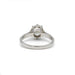 Bague 51 Solitaire or blanc platine - 1,21 carat 58 Facettes 240221R