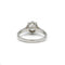 Bague 51 Solitaire or blanc platine - 1,21 carat 58 Facettes 240221R
