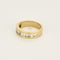 Bague 51 Bague jonc en or jaune et diamants de taille baguette 58 Facettes CRE0100X8