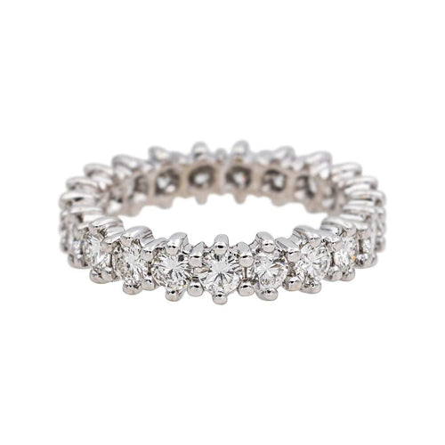 Bague 55 Bague  Alliance américaine  Or blanc Diamant 58 Facettes 4836934CN