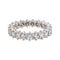 Bague 55 Bague  Alliance américaine  Or blanc Diamant 58 Facettes 4836934CN