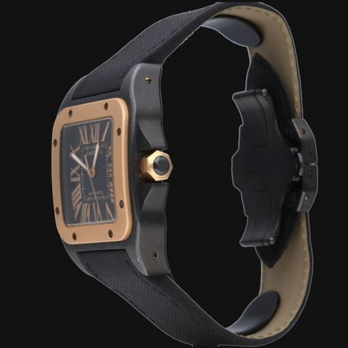 Montre Cartier Montre Santos 100 Xl Pvd 58 Facettes MT42152