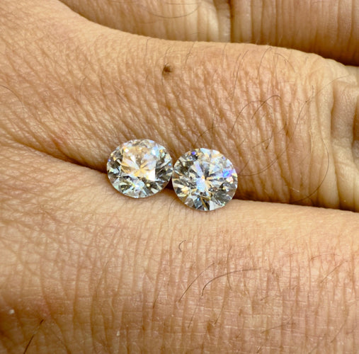 Boucles d'oreilles Diamants libres pour appairage puces d’oreilles 58 Facettes