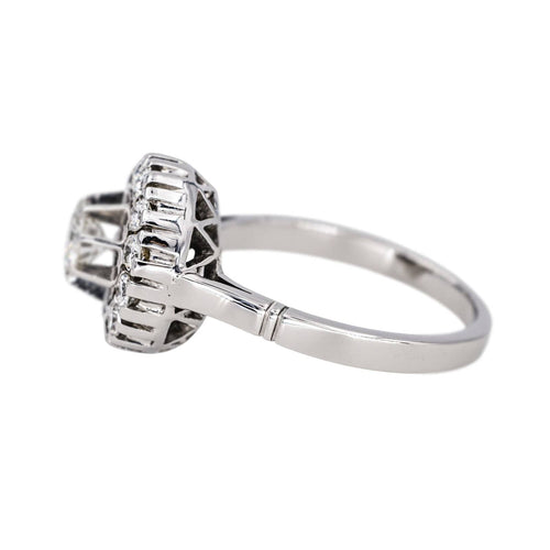 Bague 54 Bague Marguerite  Or blanc, Platine Diamant 58 Facettes 4226565CN