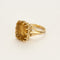 Bague 55 Bague or jaune La Citrine Mandarine 58 Facettes LP1415/