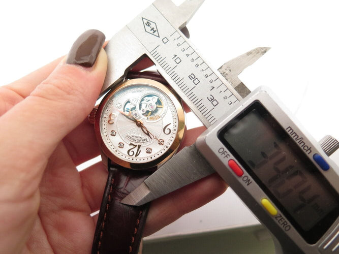 Montre montre ARMAND NICOLET ll9 8653a-an-p953mr8 34mm acier or rose 18k diamants 58 Facettes 270559