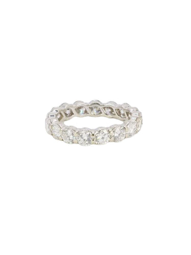 Alliance or blanc diamants ronds 2,7 ct