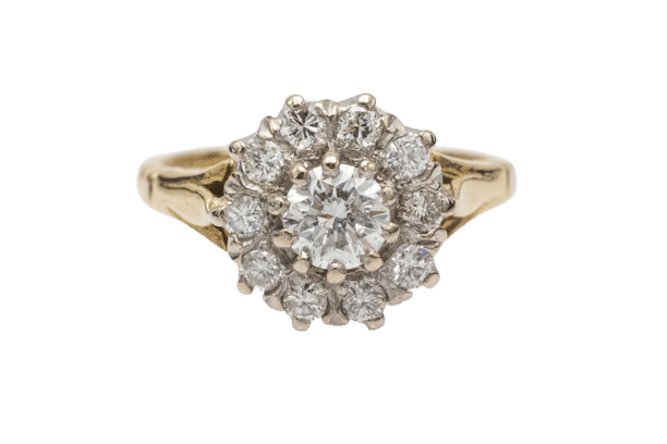 Bague 52 Bague unique en or jaune et diamants, Royaume-Uni, vers 1989 58 Facettes 10669